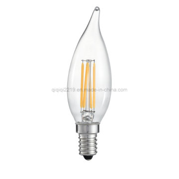 Bombilla de filamento LED con vela 3.5W Ca32